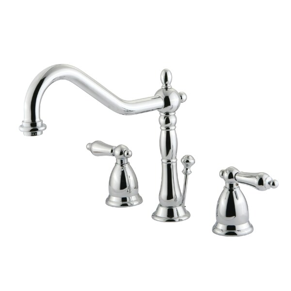 8" Widespread Bathroom Faucet, Chrome